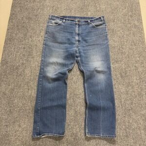 VINTAGE Levi's 550 Orange Tab Jeans Men's 38x30 Light Washed Denim 90s